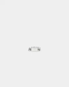 Curb Chain ID Ring - Smooth - A