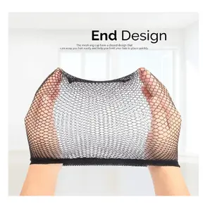 6 Pack Wig Cap Black Mesh – Stretchable Breathable Wig Caps for Women Men Kids, Closed End Hair Net for Cosplay & Daily Use