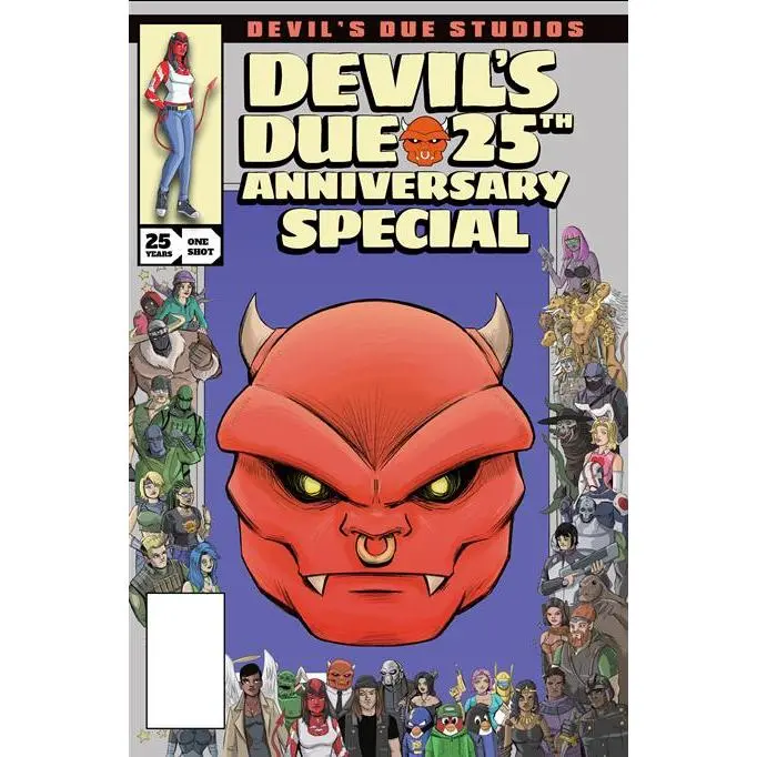 DEVILS DUE 25TH ANNIVERSARY SPECIAL #1 (ONE SHOT) CVR A JOSH BLAYLOCK RETRO HOMAGE