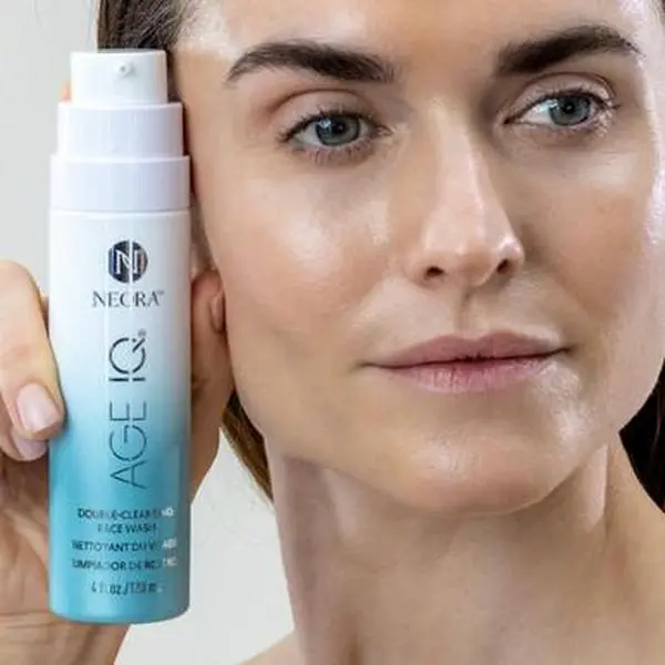 NEORA Age IQ® Double-Cleansing Face Wash - Double-Cleansing Formula for Gentle Skin Care Sensitive Skin Care Milky