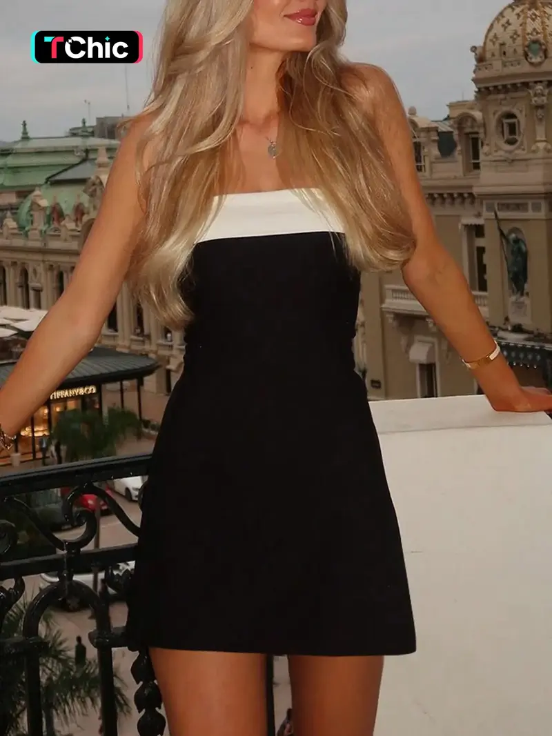 knee length dresses for ladies Draped Darling Strapless Midi Dress main image 0