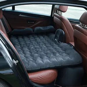 Portable Car Rear Seat Inflatable Bed Car Sleeping Bed 1 Set Air Mattress with Accessories Comfortable Travel Bedding Solution for Road Trip & Outdoor Adventure Camping Supplies Adaptable Fit Quick Inflation vehicle