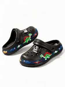 Cartoon Hole Shoes, Comfortable Cartoon Pattern Slippers, Beach Sandals, Baby Toddler Shoes, Toddler Clogs, Casual Wear Flip Flops