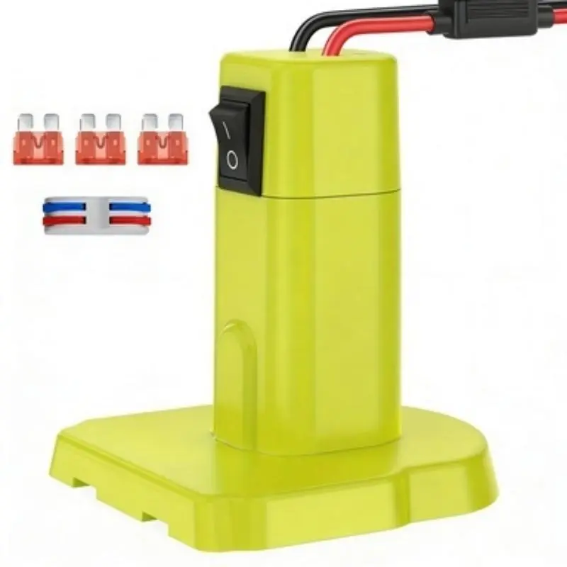 1 PC For Ryobi 18V ONE+ Battery Adapter Converter, Power Wheels Adapter Kit With On/Off Switch & Fuse Protection, For Safe DIY Electric Toy & Power Wheel Modification