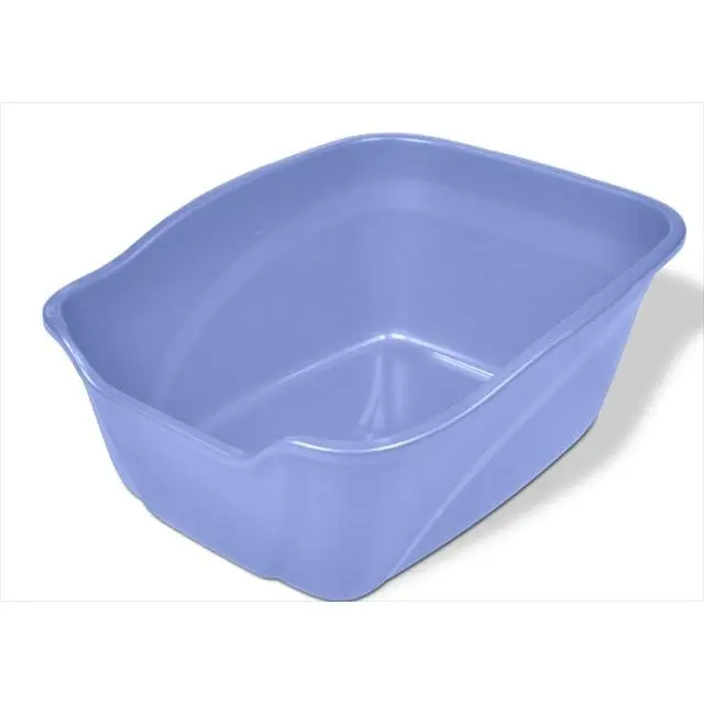 Van Ness Plastics 794061 Large High-Sided Cat Litter Box, High Polished Finish, Odor Control, Stain Resistant