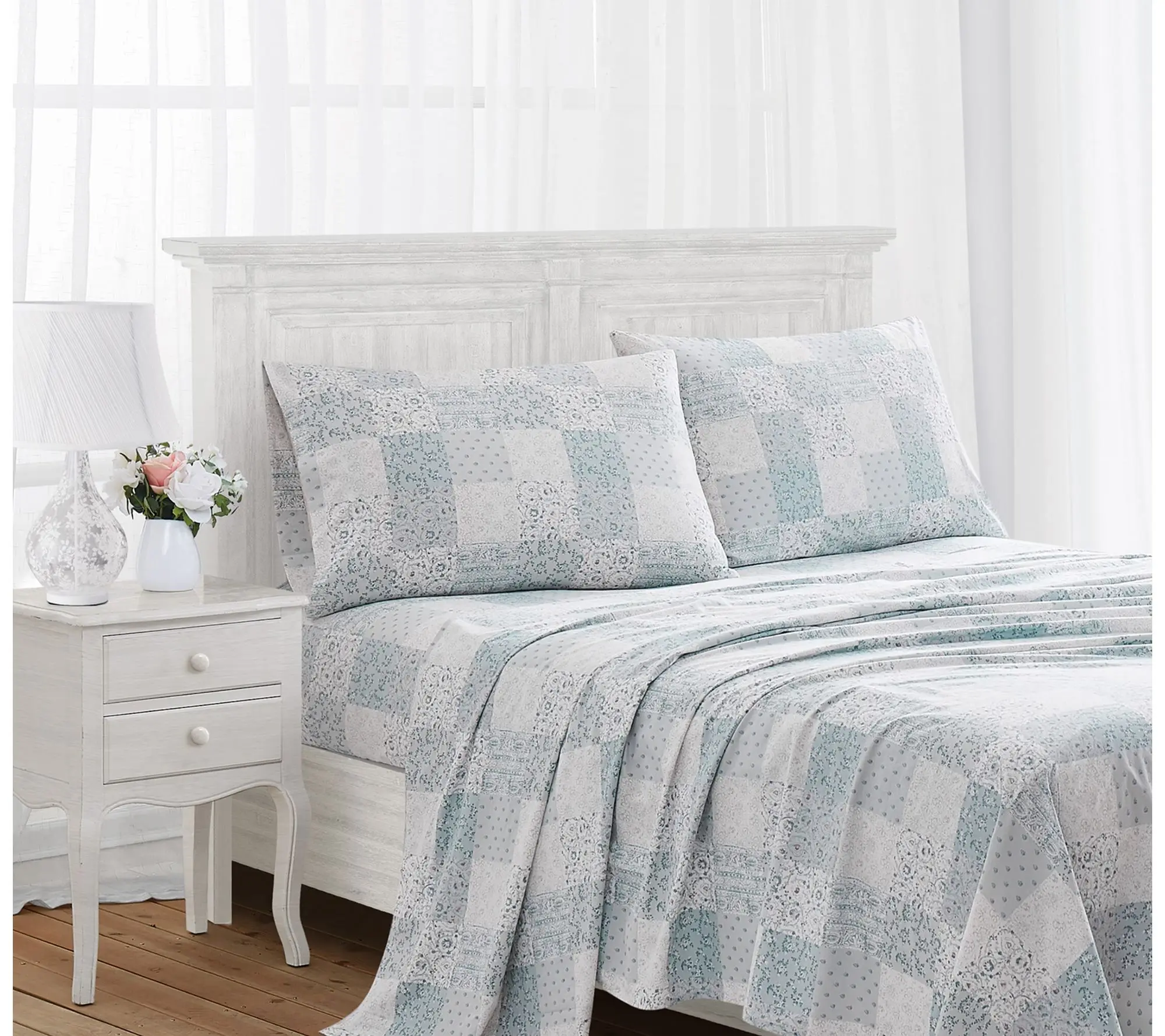 The Farmhouse by Rachel Ashwell Bohemian Rhapsody Twin Sheet