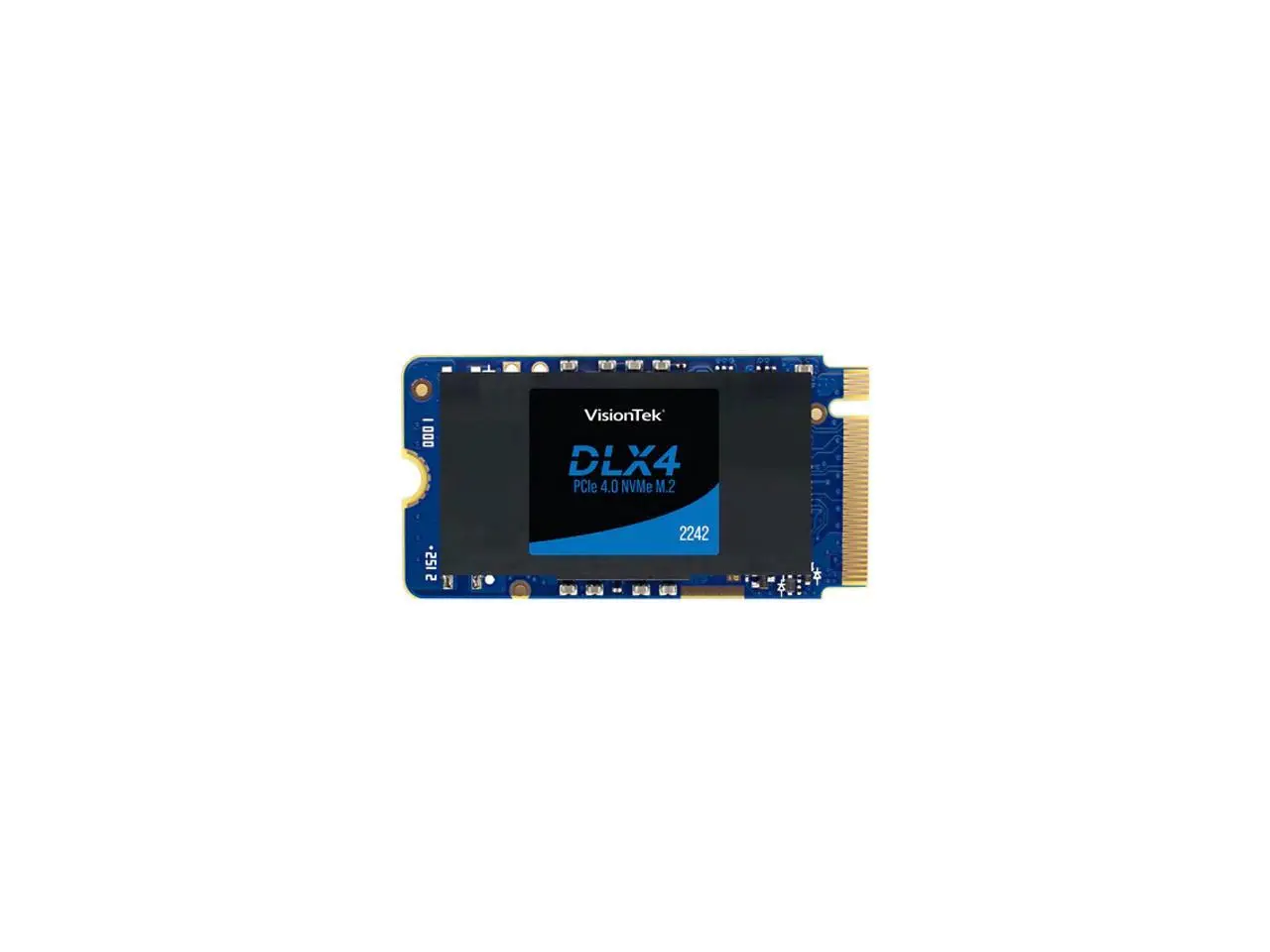VisionTek DLX4 1 TB Solid State Drive - M.2 2242 Internal - PCI Express NVMe (PCI Express NVMe 4.0 x4) - Desktop PC Device Supported - 500 TB TBW - 5200 MB/s Maximum Read Transfer Rate - 256-bit AES