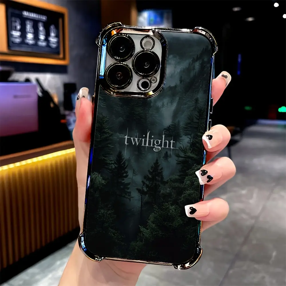 T-Twilight TV Series Phone Case Compatible with iPhone 17/16/15/14/13/12/11/Pro/ProMax/Plus/17Air/Xsmax, for Samsung S25/S24/S23/S22, Shockproof Transparent Soft Back Cover, Luxury Case, Special Gift for Christmas Halloween And Birthday