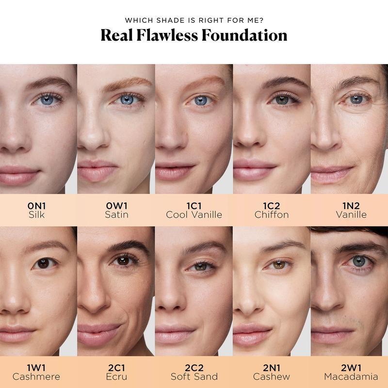 Laura Mercier Real Flawless Weightless Perfecting Waterproof Foundation - Oil Control, Hydrating, Sensitive Skin Friendly Makeup