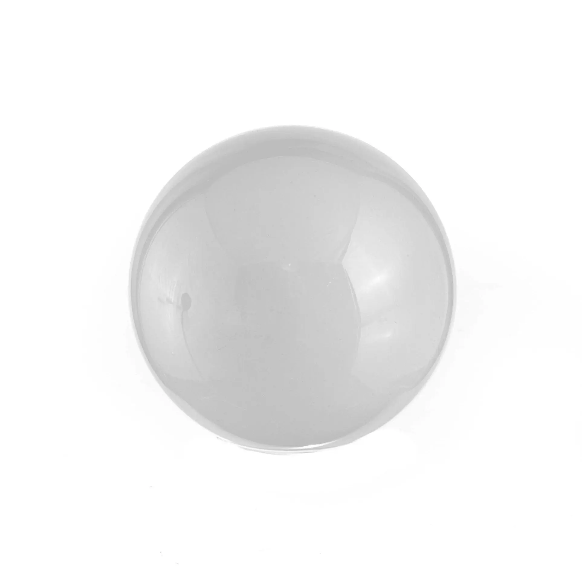 White Whitewashed 3-inch Glass Ball