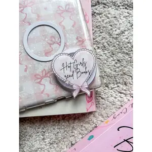 Coquette Kindle Grip Bookish Phone Grip, Hot Girls Read Magnetic Kindle Holder, Cute Aesthetic Reader Accessory, Bookish Merch Gift for Book Lover Birthday
