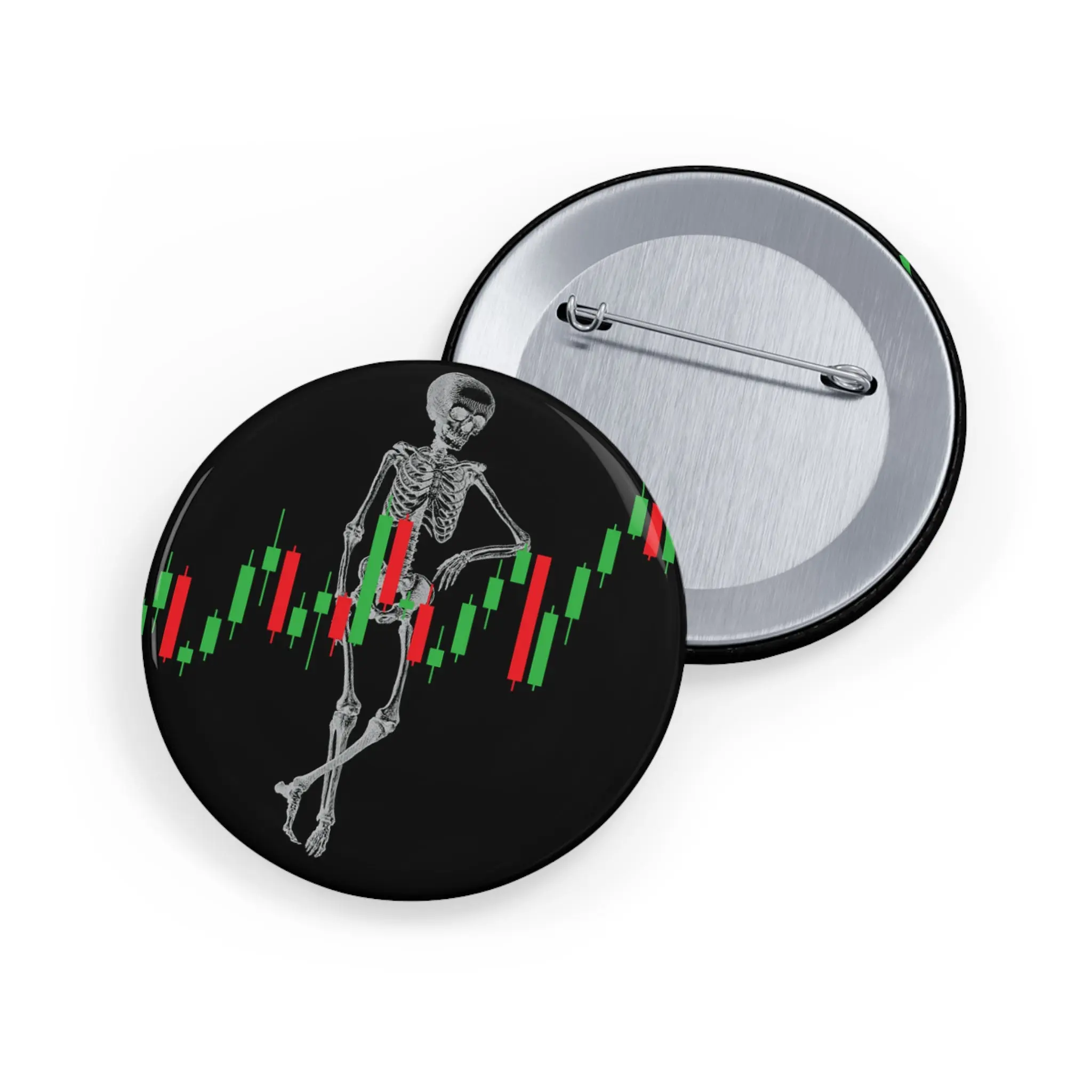 Bone & Candles Pin