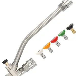 Accesorio de doble conector para cañón de espuma, accesorio de doble punta para conexió,  conexión rápida de 1/4 pulgadas
