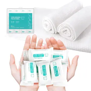 Disposable  Towel 28 count 15''x10'' Large Thicker Compressed Towels Magic Washcloths  Tissue  Soft Portable for Outdoor Camping Hiking Travel  Beauty Salon Guests