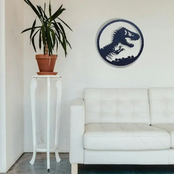 Jurassic Park Logo Wall Art - Dinosaur Jurassic World Decor