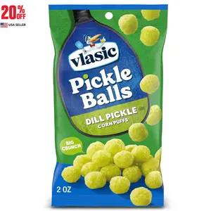 Pickle Balls, Dill Pickle Flavored Corn Puffs, 2 oz.