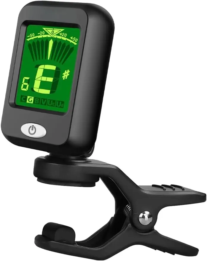 Clip on Tuner Digital  Tuner for Guitar, Bass, Ukulele, Violin, Mandolin, Banjo Acoustics Calibration Tuner (JT-09)