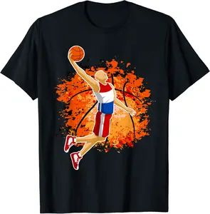 Netherlands National Basketball Jersey Dutch Slam Dunk T-Shirt - Josephroycos Shop 6M5B082W8KL9R