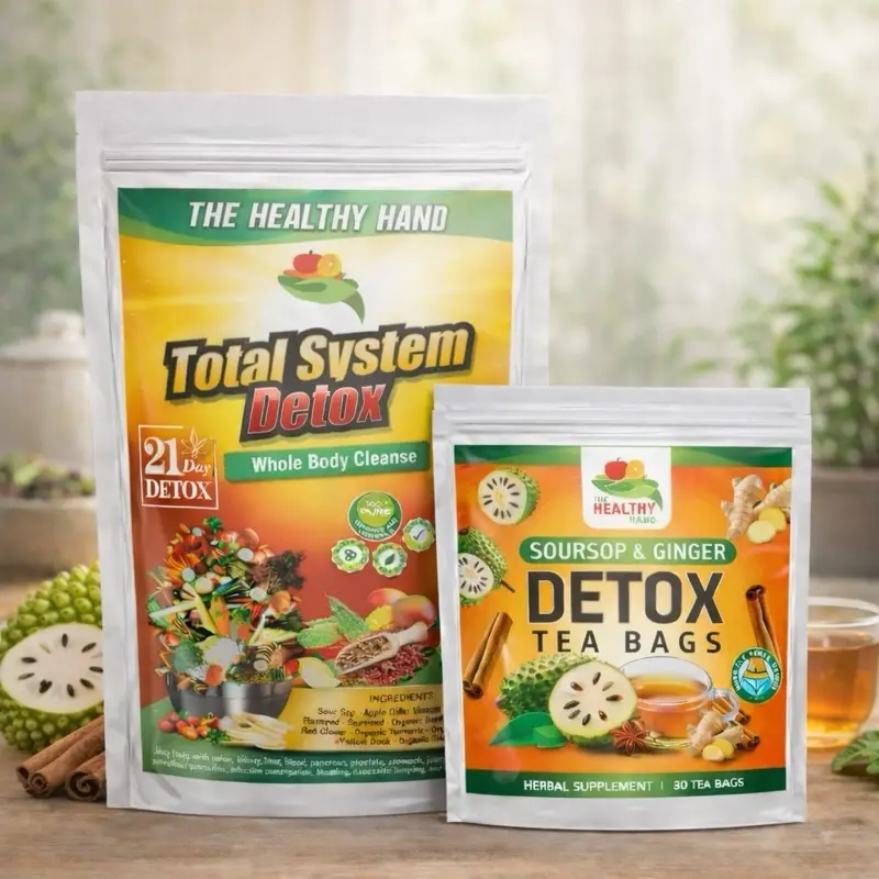 Soursop Ginger Tea with Herbal Blend – 2 Item Bundle