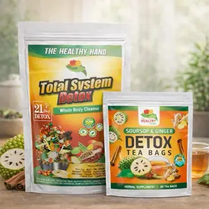 Soursop Ginger Tea with Herbal Blend – 2 Item Bundle