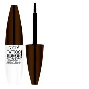 Easy Peel-Off Eyebrow Gel-Waterproof &Sweatproof, Long-Lasting Black or Brown TattooTint, Film Forming#TikTokShopBlackFriday#TikTokShopCyberMonday
