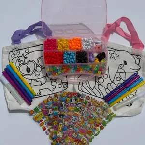 Little Luxe Limited Drop DIY Kit | Bracelet Making Set + Color Your Own Tote Bags + Stickers