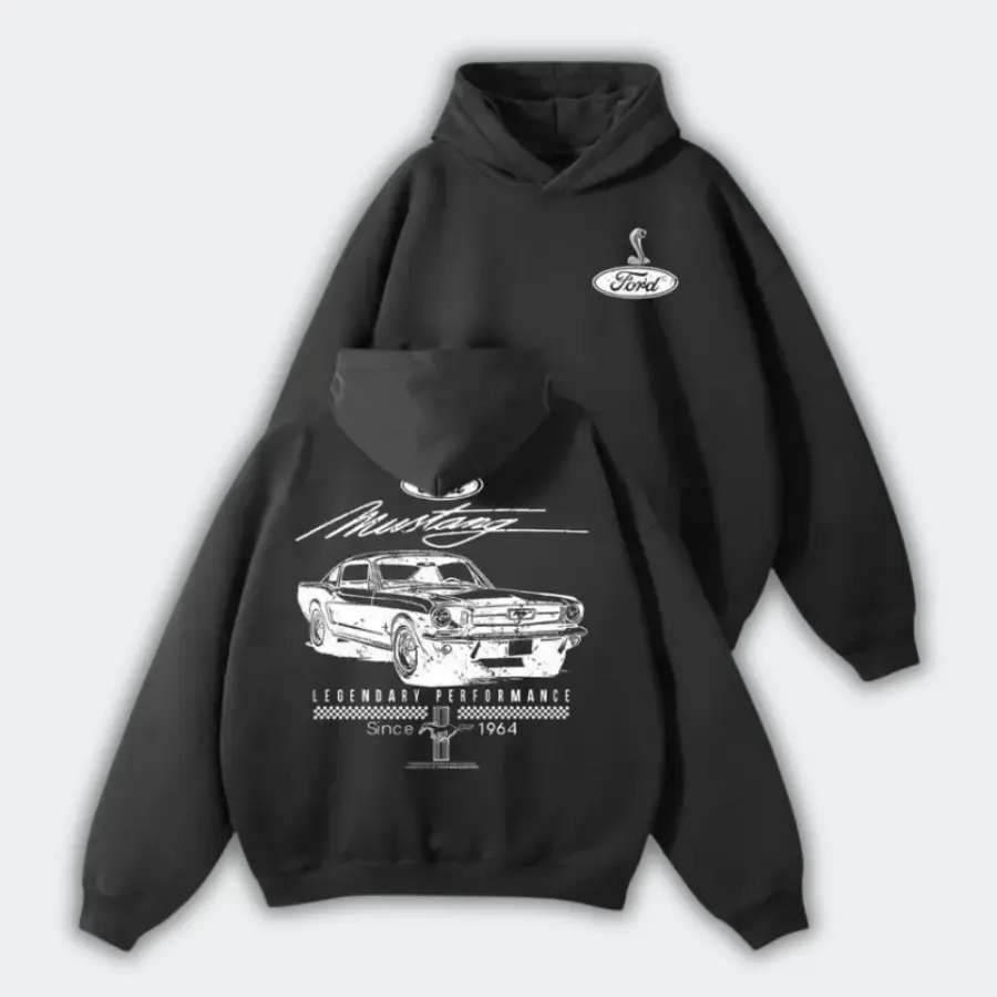 Vintage 1964 Muscle Car Sweatshirt, Classic American Auto Graphic Pullover, Retro Performance Car Gift for Collectors, Unisex Streetwear