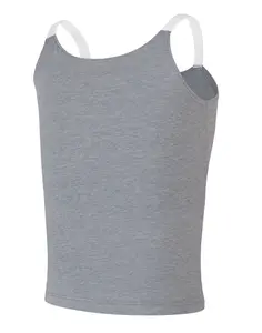 Hanes Originals Girls' Cami, 5-Pack, Cotton-Stretch Tank Top, Moisture-Wicking