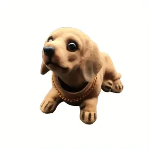 Cute Sausage Dog Resin Dashboard Decoration, Car and Home Decor, Car Desktop Decor, Adorable Animal Ornament, Decorative Figurines, Perfect Gift for Pet Lovers