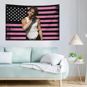 Tapestry jared American padalecki Flags Soft Lightweight Cozy Blanket,Funny Wall Hanging Gift for Living Room 40x60in tapestry Decor