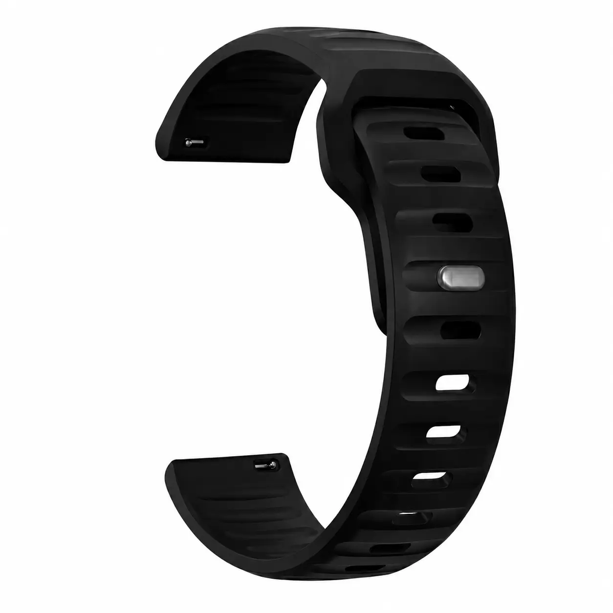 Amazfit GTR 4 & GTR 3 Pro Black Active FKM Rubber Watch Band