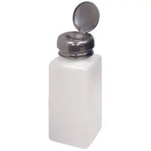 Empty Bottle 8 OZ Pump Dispenser with Metal Lip #DL-C133