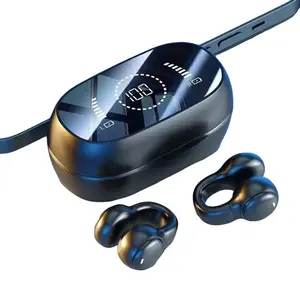2026 Viral X51 Bone Conduction Open Ear Earbuds, Wireless Bluetooth Sport Headset ENC Mic ANC Active Noise Cancelling Voice Assistant, Viral Must-have Audio Electronic Device, Lightweight Sweatproof Workout Wearable Accessory