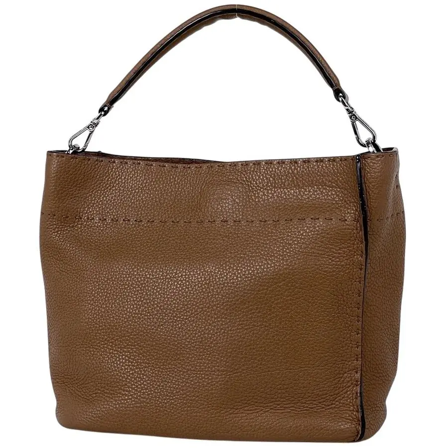 Pre-owned PRADA Fendi Selleria Anna Small Leather Small Shoulder Bag 4000037720762