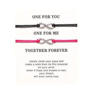 Mother and Daughter Bracelets, Infinity Pinky Promise Bracelet, Couples Bracelet, Pinky Promise Set, Boyfriend Gift, Matching Bracelet