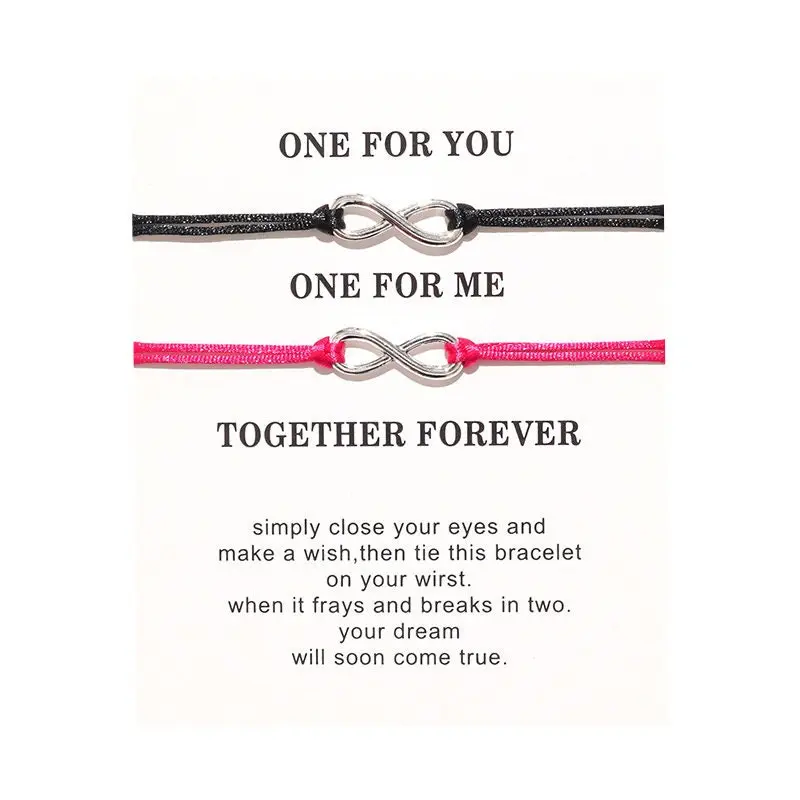 Mother and Daughter Bracelets, Infinity Pinky Promise Bracelet, Couples Bracelet, Pinky Promise Set, Boyfriend Gift, Matching Bracelet