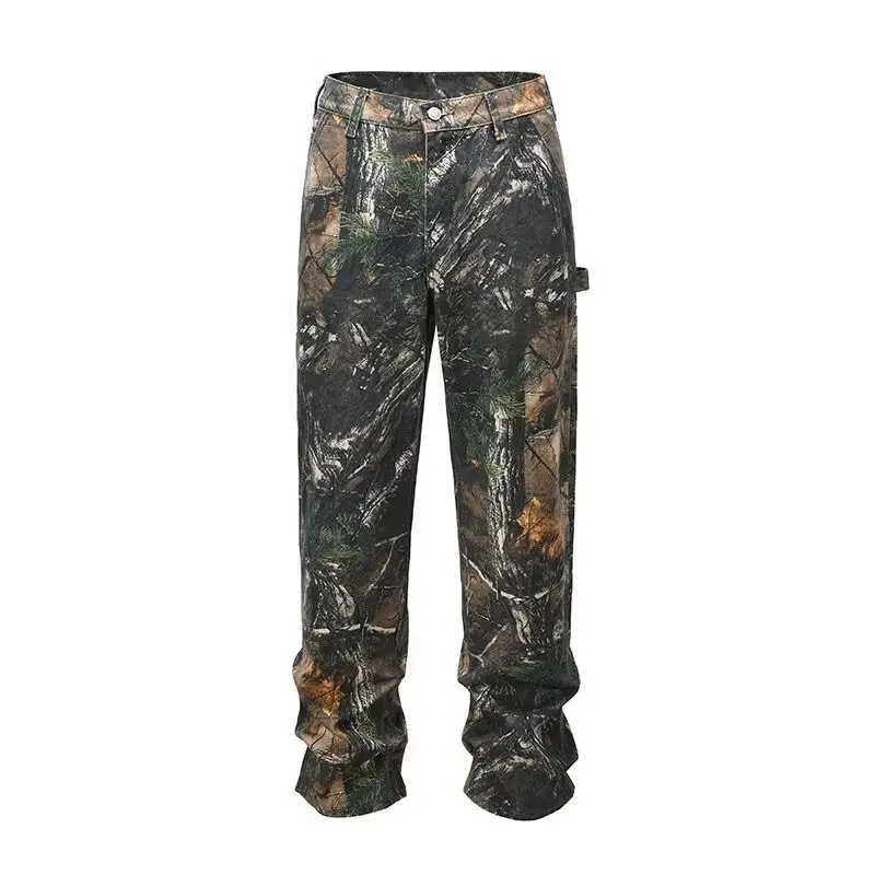 Men’s Realtree Camo Hunting Cargo Pants – Waterproof Rustic Camouflage Trail Trousers