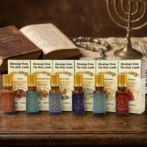 Blessings from The Holy Lands Anointing Oil Set, 6-Pack Biblical Perfumes Collection, 20ml Each, for Prayer & Spiritual Connection