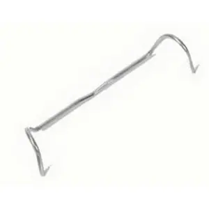 212 MAIN Galvanized Bead Gutter Spring Clip, Pack of 50, Gutter Hanger for Boating Water Sports