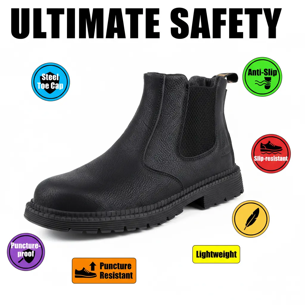Cleanroom Electronics Assembly Splash-proof Smash-proof Puncture-proof Breathable Safety Shoes Unisex Chef Work Shoe Waterproof Anti-slip Durable Outdoor Comfortable Sneakers Men Women Footwear Static Dissipative ESD Protective Work Boots Gear Boot Pro