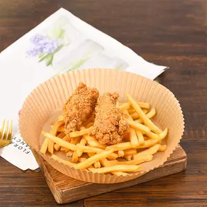 6 Inch  Air Fryer Paper Liner, Thickened Super Oil Absorption Non-stick