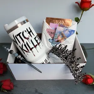 Blind Date with a Book Deluxe Box - Mystery Edition with Hand-Selected Novel, Bookish Merch, Bookmarks & Stickers for Book Lovers