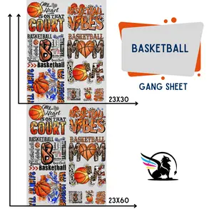 Basketball | Premade DTF Transfer Gang Sheet For Graphic Tees