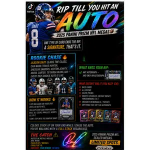 RIP TILL AUTO - 2025 Panini Prizm Mega Box