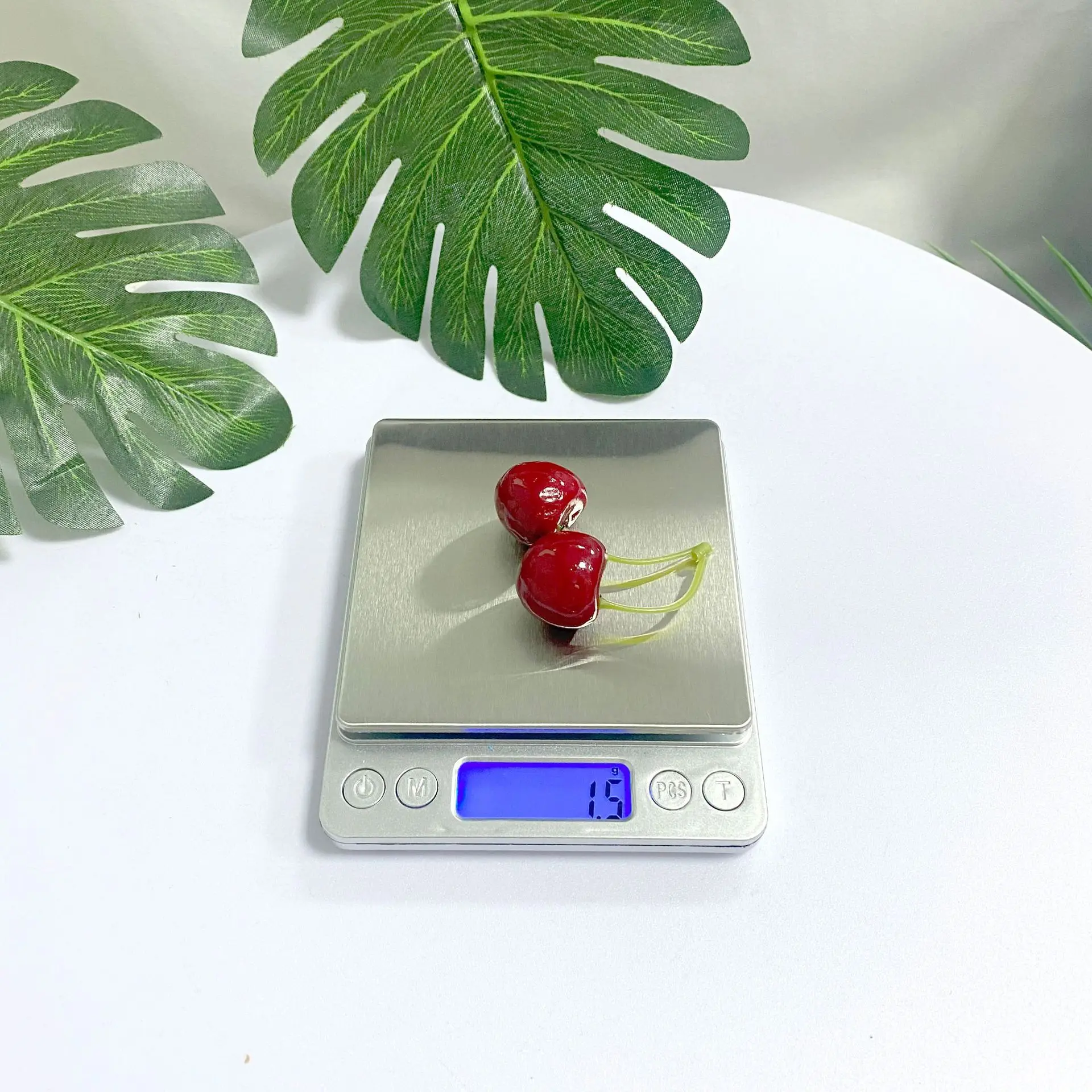 Digital Kitchen Scale, High‑Precision Mini Electronic Food Scale with LCD Display, Stainless Steel Weighing Platform for Cooking Baking Jewelry Weighing