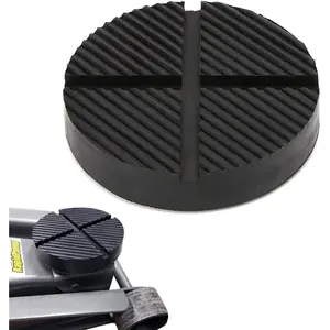 Universal Floor Jack Rubber Pad Jack Pad Adapter Pinch Weld Side Frame Rail Protector Puck/Pad (1 Pack)