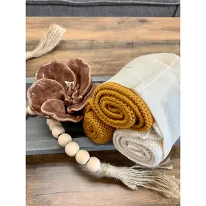 Cotton Knit Striped Dishcloths