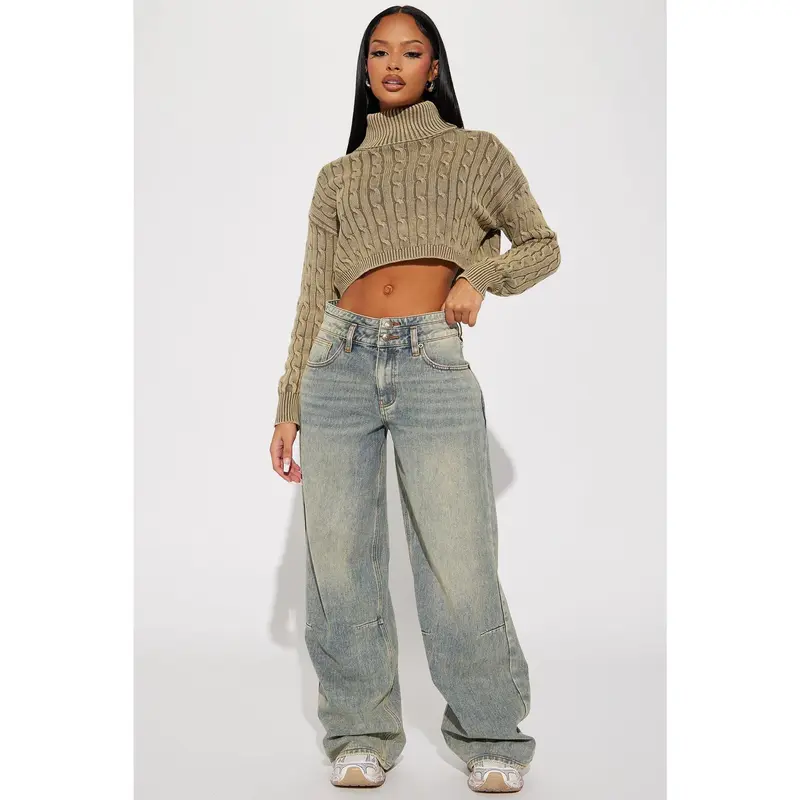 Artesia Tinted Baggy Non Stretch Jeans - Light Wash