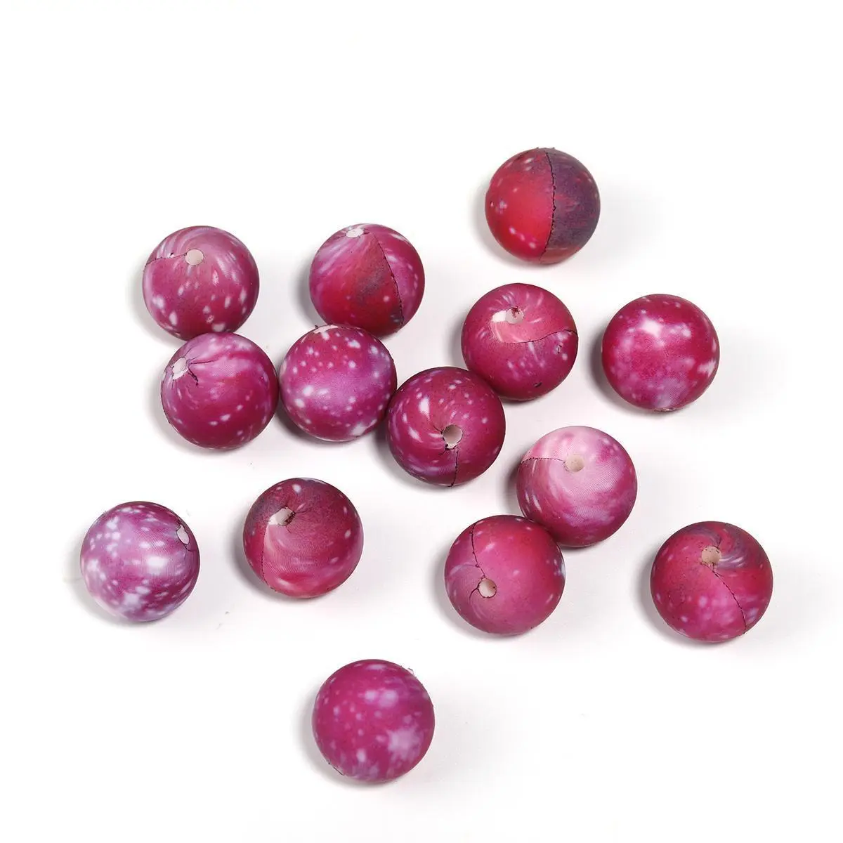 YM511009 Printed beads 30pcs 15mm