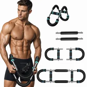 Arm Trainer, Adjustable Chest Workout Equipment, Arm Trainer for Men, Chest Trainer for Men, Shoulder Muscle Training, Portable Spring Resistance Home Fitness Equipment SummerVibes